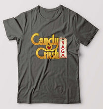 Load image into Gallery viewer, Candy Crush T-Shirt for Men-Charcoal-Ektarfa.online
