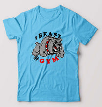 Load image into Gallery viewer, Beast Gym T-Shirt for Men-Light Blue-Ektarfa.online
