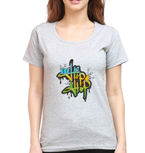 Load image into Gallery viewer, Hip Hop T-Shirt for Women-Grey Melange-Ektarfa.online
