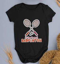 Load image into Gallery viewer, Badminton Kids Romper For Baby Boy/Girl-0-5 Months(18 Inches)-Black-Ektarfa.online
