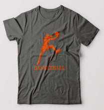 Load image into Gallery viewer, NBA Basketball T-Shirt for Men-Charcoal-Ektarfa.online
