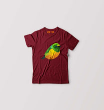 Load image into Gallery viewer, POLOGHRAM_BIRD Kids T-Shirt for Boy/Girl-MAROON-Ektarfa.online
