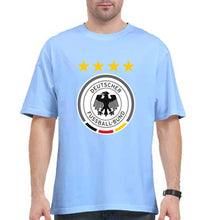Load image into Gallery viewer, Germany Football Oversized T-Shirt for Men-Baby Blue-Ektarfa.online
