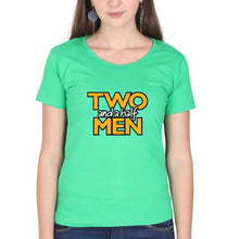 Load image into Gallery viewer, Two and a Half Men T-Shirt for Women-Flag Green-Ektarfa.online
