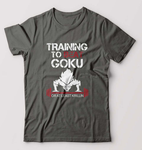 Goku Gym T-Shirt for Men-Charcoal-Ektarfa.online