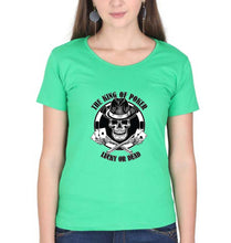Load image into Gallery viewer, Poker T-Shirt for Women-flag green-Ektarfa.online
