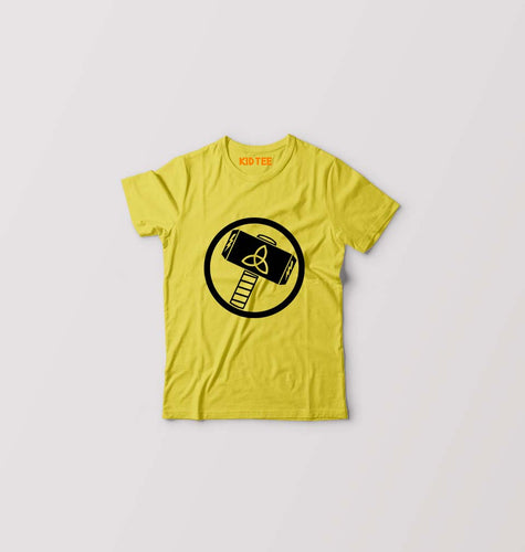 Thor Superhero Kids T-Shirt for Boy/Girl-Yellow-Ektarfa.online