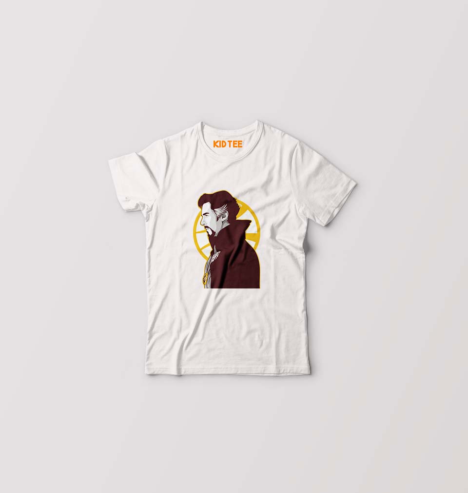Doctor Strange Superhero Kids T-Shirt for Boy/Girl-White-Ektarfa.online