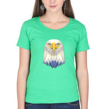 Load image into Gallery viewer, Eagle T-Shirt for Women-flag green-Ektarfa.online
