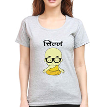 Load image into Gallery viewer, Chill T-Shirt for Women-Grey Melange-Ektarfa.online
