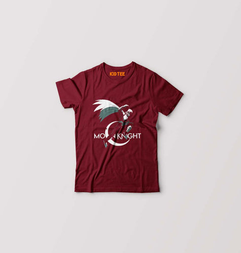 Moon Knight T-Shirt for Boy/Girl-Maroon-Ektarfa.online