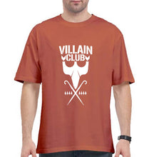 Load image into Gallery viewer, Villain Club Oversized T-Shirt for Men-Coral-Ektarfa.online
