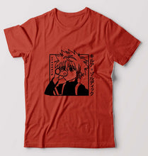 Load image into Gallery viewer, Killua Zoldyck T-Shirt for Men-Brick Red-Ektarfa.online
