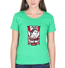 Load image into Gallery viewer, Ayrton Senna T-Shirt for Women-Flag Green-Ektarfa.online
