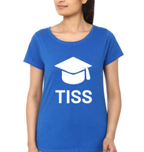 Load image into Gallery viewer, Tata Institute of Social Sciences (TISS) T-Shirt for Women-Royal Blue-Ektarfa.online
