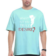 Load image into Gallery viewer, Lucifer Oversized T-Shirt for Men-Mint-Ektarfa.online
