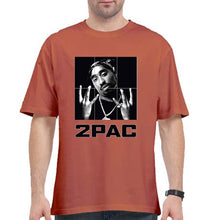 Load image into Gallery viewer, Tupac 2Pac Oversized T-Shirt for Men-Coral-Ektarfa.online

