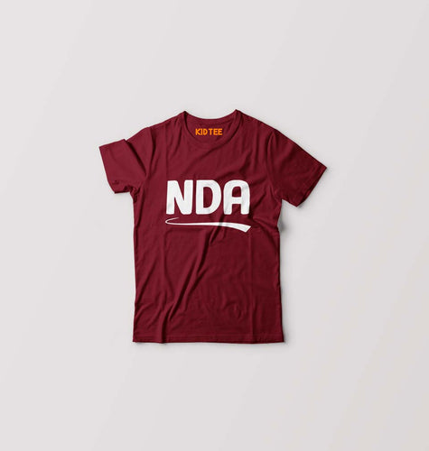 NDA Army T-Shirt for Boy/Girl-Maroon-Ektarfa.online