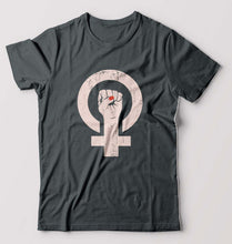 Load image into Gallery viewer, Feminist T-Shirt for Men-Steel grey-Ektarfa.online
