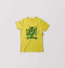 Load image into Gallery viewer, Ninja Turtles TMNT Kids T-Shirt for Boy/Girl-Mustard Yellow-Ektarfa.online
