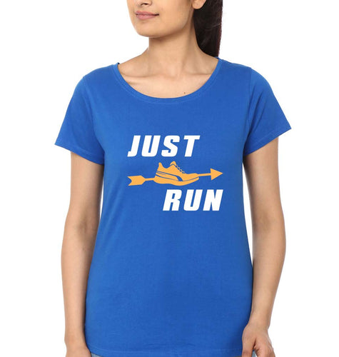 Runner Running T-Shirt for Women-Royal Blue-Ektarfa.online