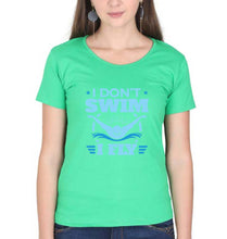 Load image into Gallery viewer, Swim T-Shirt for Women-flag green-Ektarfa.online

