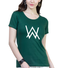 Load image into Gallery viewer, Alan Walker T-Shirt for Women-Dark Green-Ektarfa.online

