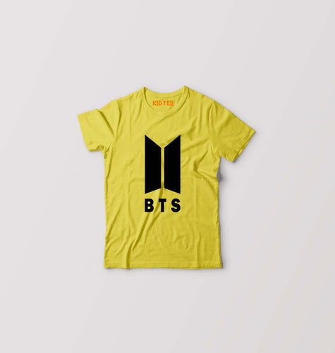 BTS Kids T-Shirt for Boy/Girl-Yellow-Ektarfa.online