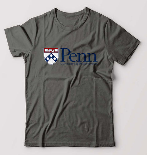 University of Pennsylvania T-Shirt for Men-Charcoal-Ektarfa.online