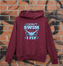 Load image into Gallery viewer, Swim Unisex Hoodie for Men/Women-Maroon-Ektarfa.online
