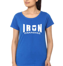 Load image into Gallery viewer, Iron Paradise T-Shirt for Women-Royal Blue-Ektarfa.online
