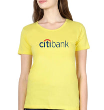 Load image into Gallery viewer, Citibank T-Shirt for Women-Yellow-Ektarfa.online

