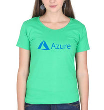 Load image into Gallery viewer, Azure T-Shirt for Women-flag green-Ektarfa.online
