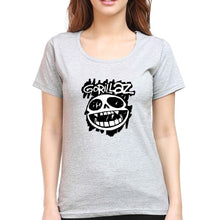 Load image into Gallery viewer, Gorillaz T-Shirt for Women-Grey Melange-Ektarfa.online
