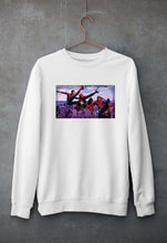 Load image into Gallery viewer, Spiderman Superhero Unisex Sweatshirt for Men/Women-White-Ektarfa.online
