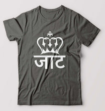 Load image into Gallery viewer, Jaat T-Shirt for Men-Charcoal-Ektarfa.online
