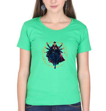 Load image into Gallery viewer, Doctor Strange Superhero T-Shirt for Women-flag green-Ektarfa.online
