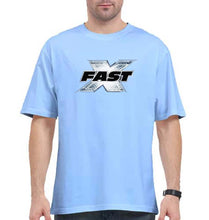 Load image into Gallery viewer, Fast X Oversized T-Shirt for Men-Baby Blue-Ektarfa.online
