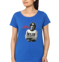 Load image into Gallery viewer, John Lennon T-Shirt for Women-Royal Blue-Ektarfa.online
