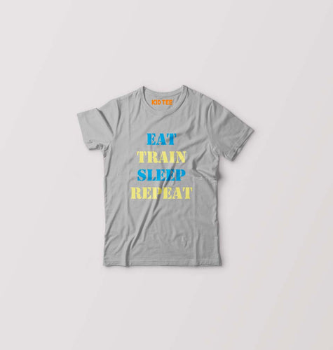 Gym Kids T-Shirt for Boy/Girl-Grey-Ektarfa.online