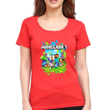 Load image into Gallery viewer, Minecraft T-Shirt for Women-red-Ektarfa.online
