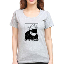 Load image into Gallery viewer, Gojo Satoru Anime T-Shirt for Women-Grey Melange-Ektarfa.online

