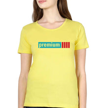 Load image into Gallery viewer, Premium T-Shirt for Women-Yellow-Ektarfa.online
