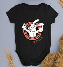 Load image into Gallery viewer, Domrebel Bunny Kids Romper For Baby Boy/Girl-Black-Ektarfa.online
