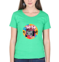 Load image into Gallery viewer, Hip Hop T-Shirt for Women-flag green-Ektarfa.online
