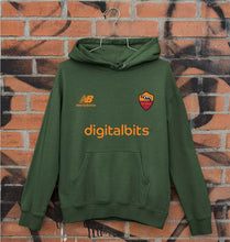 Load image into Gallery viewer, A.S. Roma 2021-22 Unisex Hoodie for Men/Women-Dark Green-Ektarfa.online

