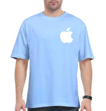 Load image into Gallery viewer, Apple Oversized T-Shirt for Men-Baby Blue-Ektarfa.online
