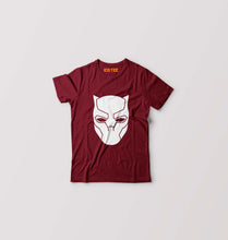Load image into Gallery viewer, Black Panther Superhero Kids T-Shirt for Boy/Girl-Maroon-Ektarfa.online
