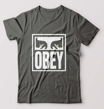 Load image into Gallery viewer, Obey T-Shirt for Men-Charcoal-Ektarfa.online
