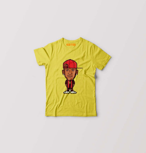 Neymar Kids T-Shirt for Boy/Girl-Yellow-Ektarfa.online